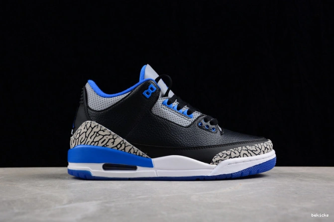 Rep blue air sport 136064-007 retro 3 jordan 0514